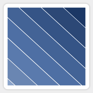 Copy of Ocean blue strips Sticker